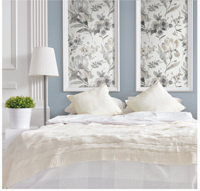 product image for Iris Grey Peel & Stick Wallpaper by RoomMates for York Wallcoverings 16