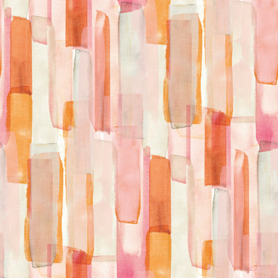 product image of Mr. Kate Watercolor Glass Peel & Stick Wallpaper in Pink by RoomMates 584