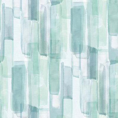 product image of Mr. Kate Watercolor Glass Peel & Stick Wallpaper in Blue by RoomMates 513