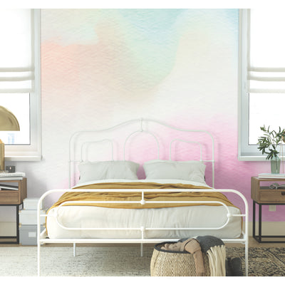 product image for Mr. Kate Watercolor Peel & Stick Wall Mural in Pink by RoomMates 89