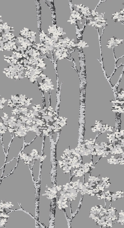 product image of Birch Grove Peel & Stick Wallpaper in Grey 597