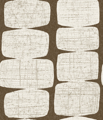 product image for Mid-Century Beads Brown Peel & Stick Wallpaper by RoomMates for York Wallcoverings 70