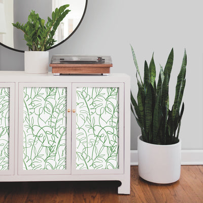 product image for Tamara Day Tropical Signature Peel & Stick Wallpaper in Green by RoomMates 38