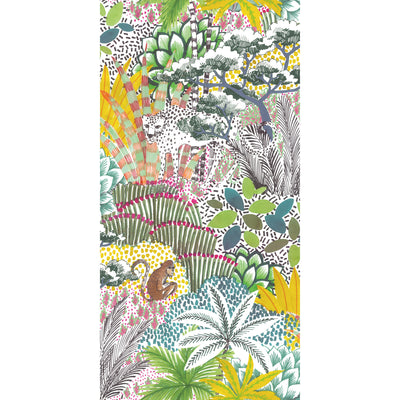 product image for Tamara Day Jungle Vibe Peel & Stick Wallpaper in Yellow by RoomMates 29