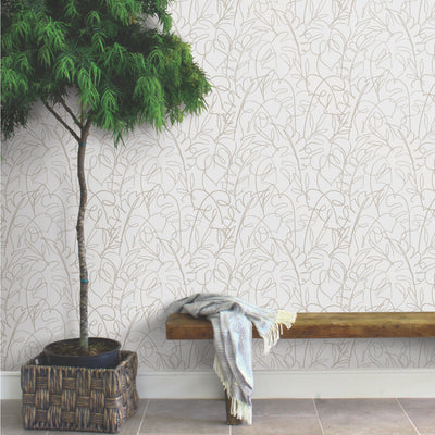 product image for Tamara Day Tropical Signature Peel & Stick Wallpaper in Natural by RoomMates 32