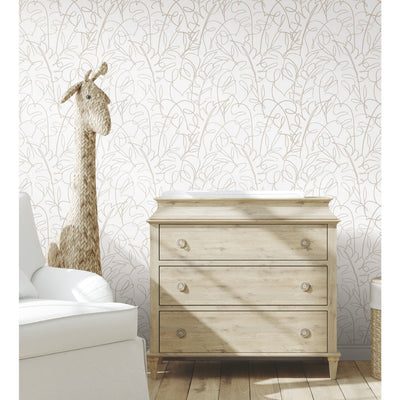 product image for Tamara Day Tropical Signature Peel & Stick Wallpaper in Natural by RoomMates 17