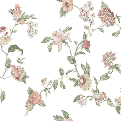 product image of Waverly Graceful Garden Trail Peel & Stick Wallpaper in Pink by RoomMates 547