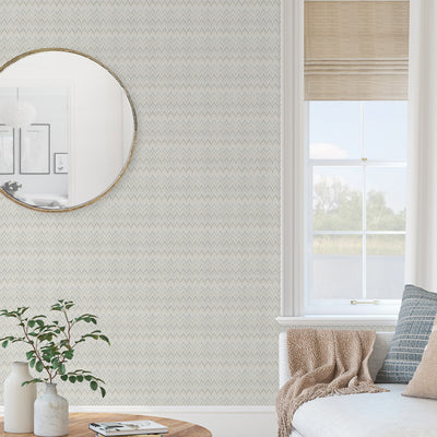 product image for Waverly Heartbeat Peel & Stick Wallpaper in Neutral by RoomMates 10