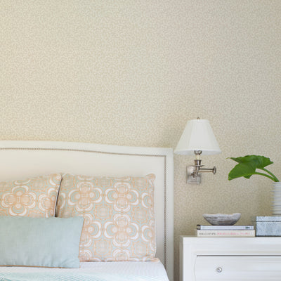 product image for Waverly Savoy Peel & Stick Wallpaper in Beige by RoomMates 65