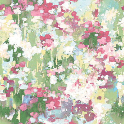 product image of Waverly Abstract Garden Peel & Stick Wallpaper in Pink by RoomMates 510