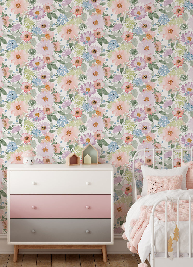 media image for Southern Charm Peel & Stick Wallpaper in Pastel 214