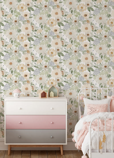 product image for Southern Charm Peel & Stick Wallpaper in Neutral/Jade 38