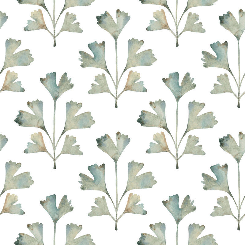 media image for Cat Coquillette Gingko Peel & Stick Wallpaper in Jade 23