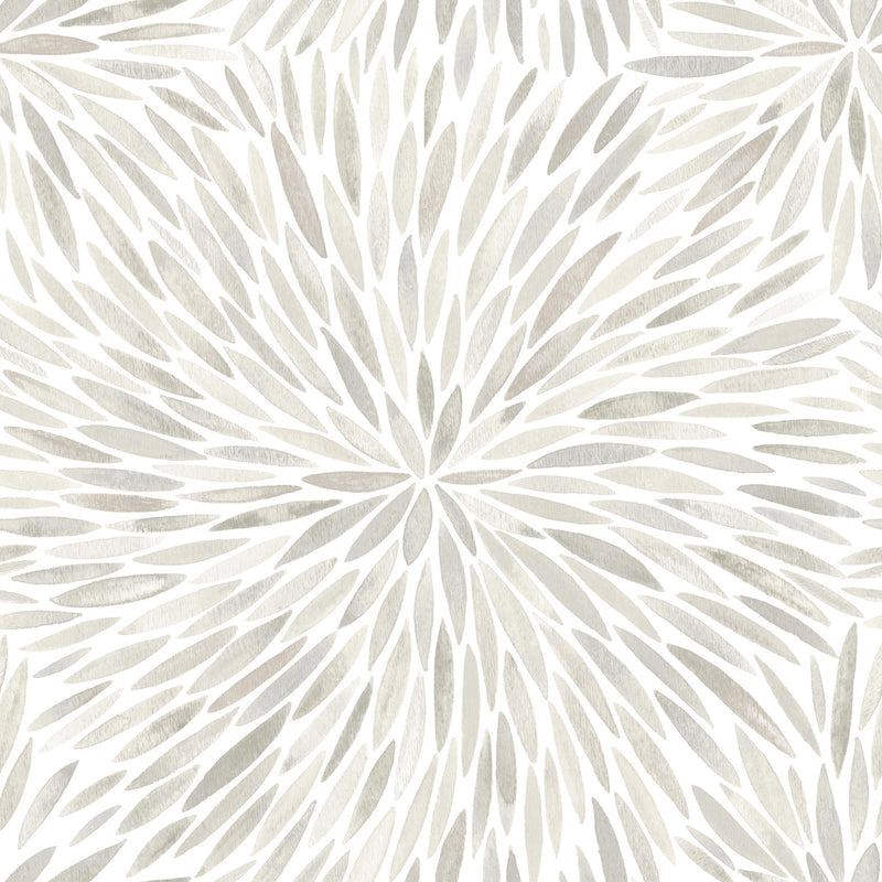 media image for Cat Coquillette Burst Peel & Stick Wallpaper in Neutral 255