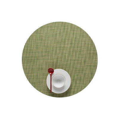 product image for mini basketweave round placemat by chilewich 100408 002 8 83