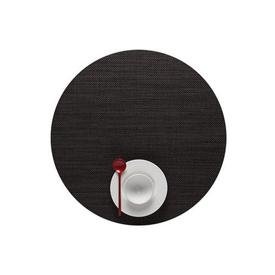 product image for mini basketweave round placemat by chilewich 100408 002 9 12