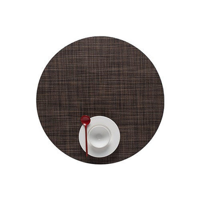 product image for mini basketweave round placemat by chilewich 100408 002 7 64