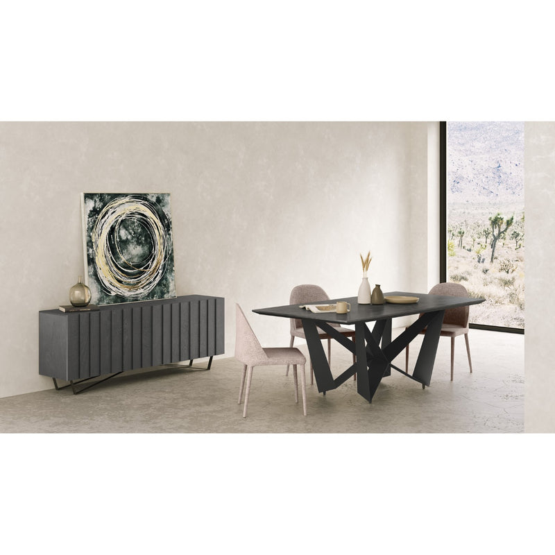 media image for Brolio Dining Table Charcoal 9 293