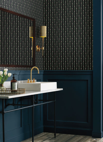 product image for Eden Wallpaper in Black from the Rifle Paper Co. 2nd Edition by York Wallcoverings 44