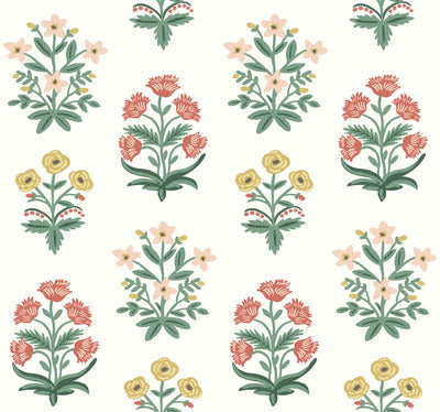 product image of Mughal Rose Wallpaper in White from the Rifle Paper Co. 2nd Edition by York Wallcoverings 540