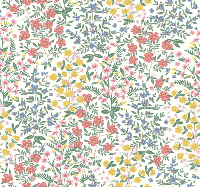 media image for Wildwood Garden Wallpaper in White from the Rifle Paper Co. 2nd Edition by York Wallcoverings 257