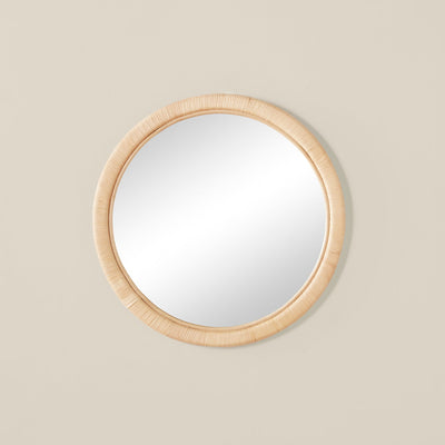 product image of rattan peel round mirror by woven rpmrlg na 1 560