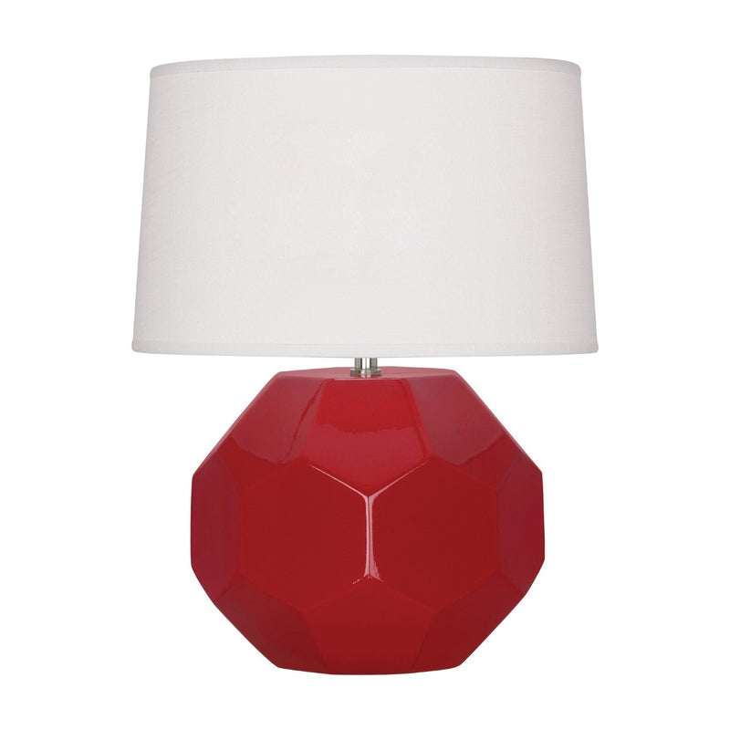 media image for ruby red franklin accent lamp by robert abbey ra rr02 1 275