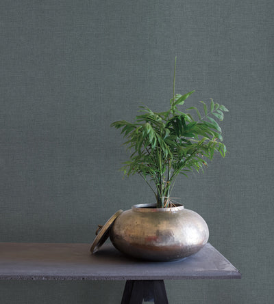 product image for Rugged Linen Juniper Wallpaper from the Industrial Interiors III Collection 10