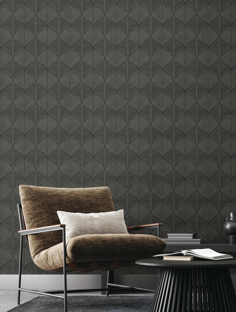 media image for Universal Nature Shadow Wallpaper from the Industrial Interiors III Collection 250