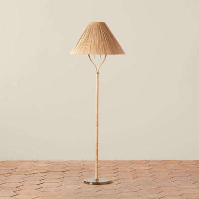 product image of rattan on rattan floor lamp by woven rrfl na 1 566