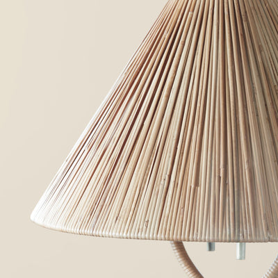product image for rattan on rattan table lamp by woven rrtl na 2 23