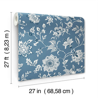 product image for Sutton Wallpaper in Blue 77