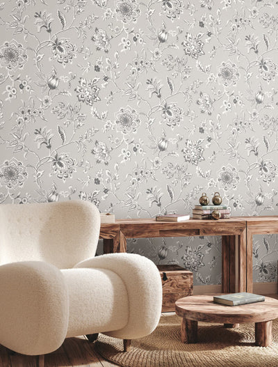 product image for Sutton Wallpaper in Grey 43