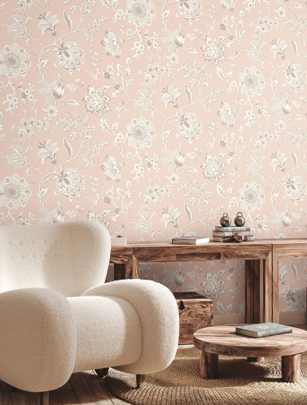 media image for Sutton Wallpaper in Blush 214