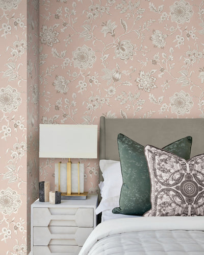 product image for Sutton Wallpaper in Blush 78