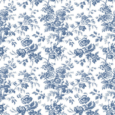 product image for Anemone Toile Wallpaper in Navy 6
