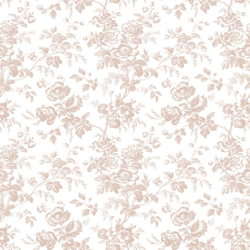 media image for Sample Anemone Toile Wallpaper in Blush 227