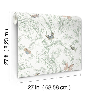 product image for Papillon Wallpaper in Blush 79