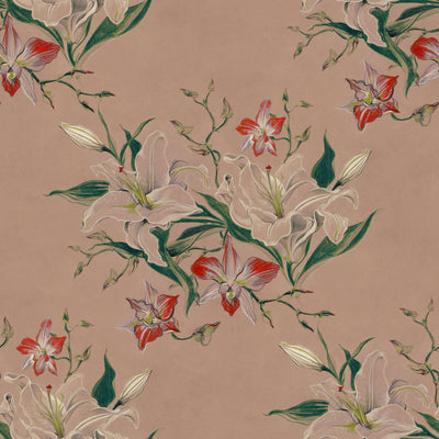 product image of Rachel Wallpaper in Pink Clay 585