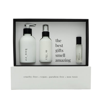 product image for the layering gift set in various scents by riddle oil 2 2