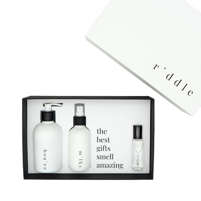product image for the layering gift set in various scents by riddle oil 3 69