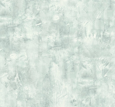 product image of sample rustic stucco faux wallpaper in green mist from the living with art collection by seabrook wallcoverings 1 593