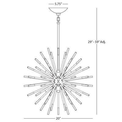 product image for Andromeda Small Pendant by Robert Abbey 4