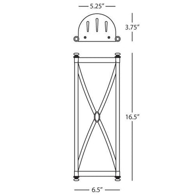 product image for Chase Half Round Sconce by Robert Abbey 86