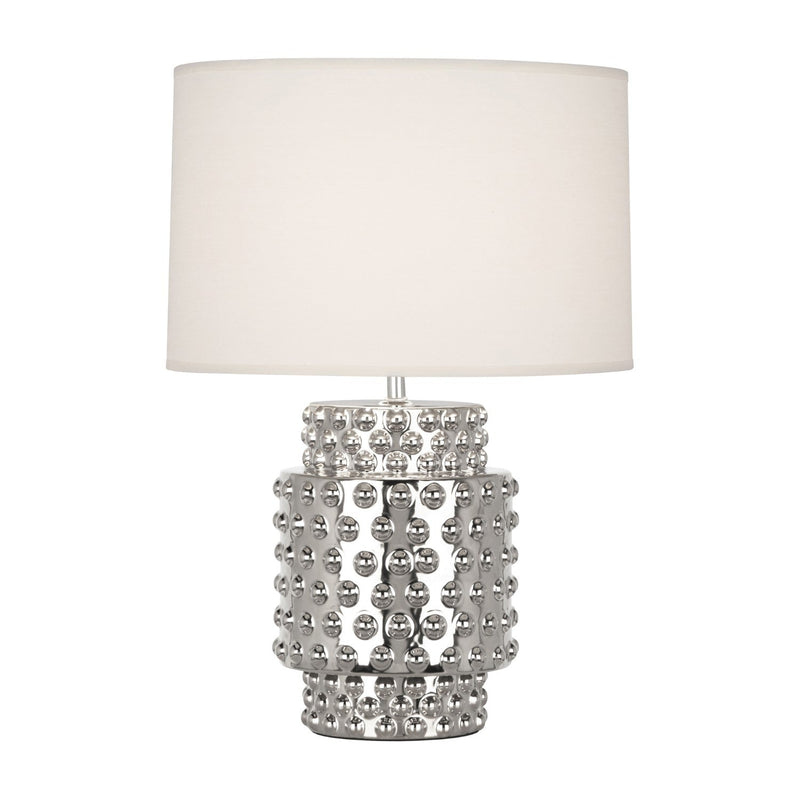 media image for nickel metallic glaze dolly accent lamp by robert abbey ra s801b 2 229