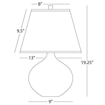 product image for Dal Vessel Accent Lamp by Robert Abbey 71