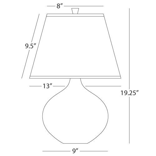 media image for Dal Vessel Accent Lamp by Robert Abbey 28