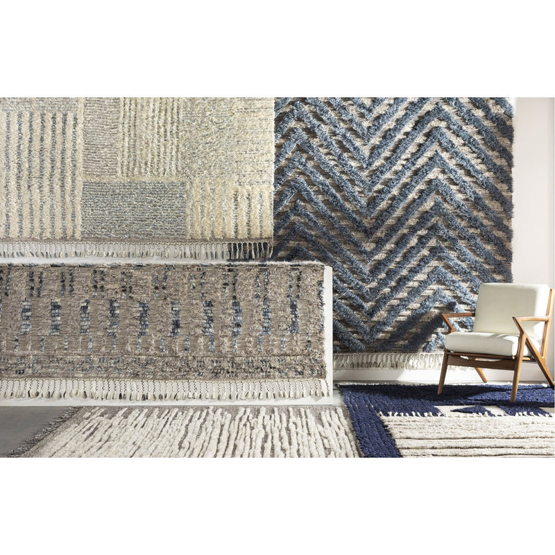 media image for Sahara SAH-2301 Hand Knotted Rug in Cream & Medium Grey by Surya 285