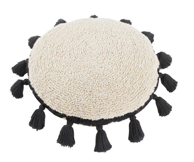product image for circle cushion in black design by lorena canals 2 78