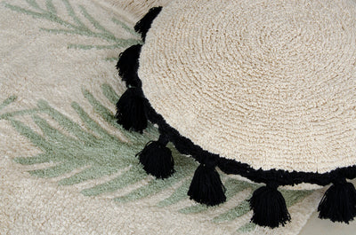 product image for circle cushion in black design by lorena canals 5 61